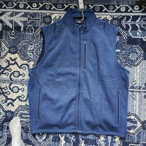 Vineyard Vines Men's Heathered Blue Vest